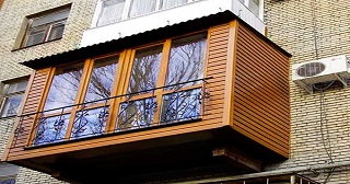 Внешняя отделка балкона Мичуринск цена от 1019 руб. м/2.