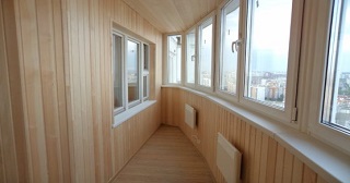 Внутренняя отделка лоджии Мичуринск, цена от 204 руб. м2